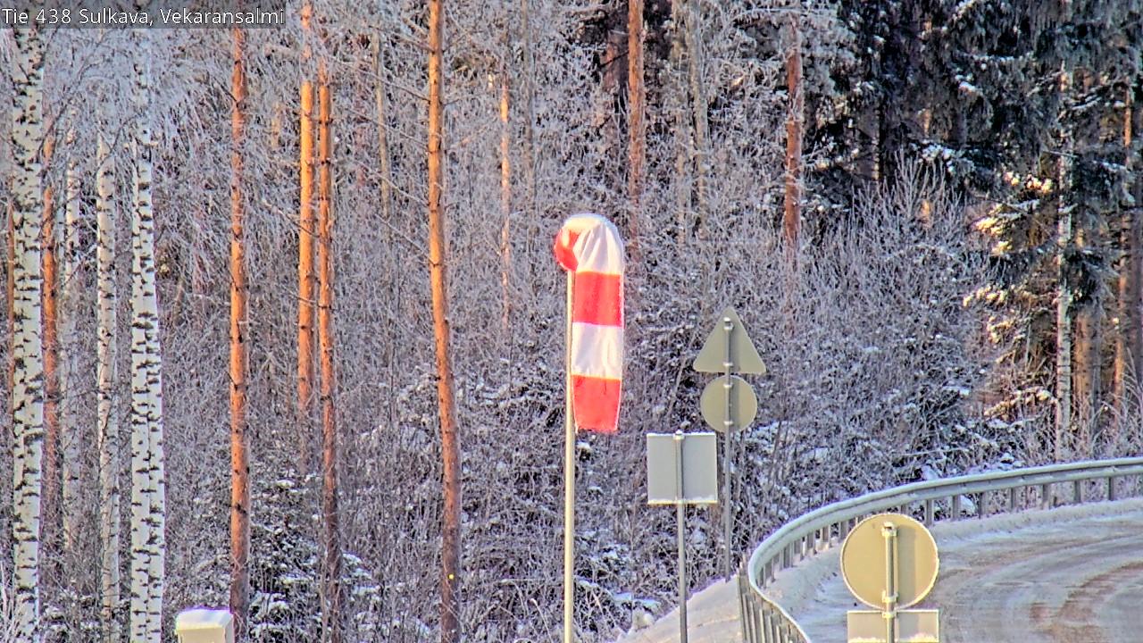 Weather Camera Image Väg 438, Sulkava, Vekaransalmi, Sulkava, Etelä-Savo