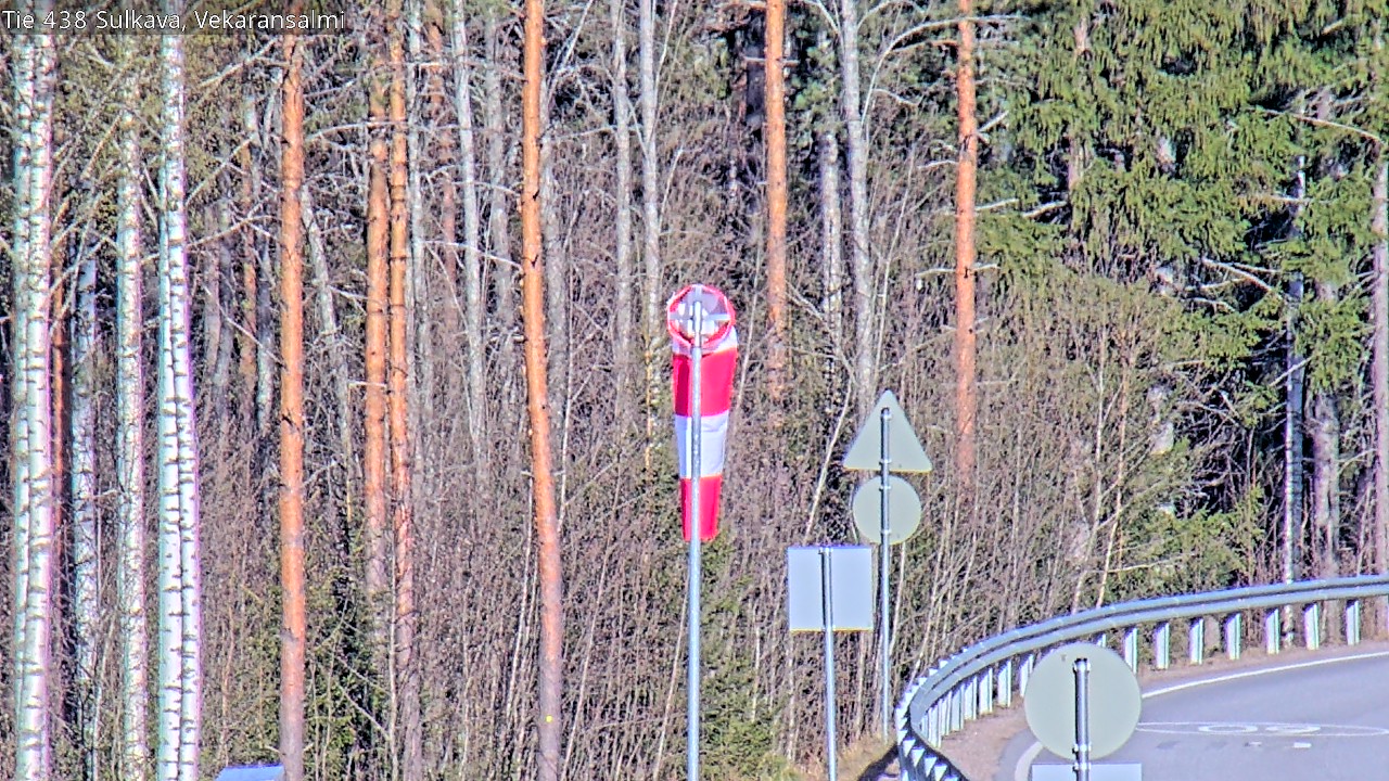 Weather Camera Image Road 438, Sulkava, Vekaransalmi, Sulkava, Etelä-Savo