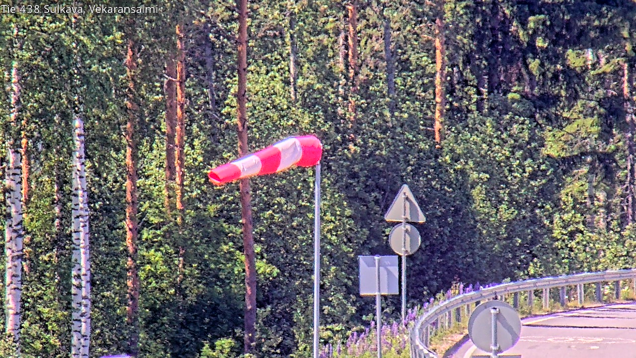 Weather Camera Image Väg 438, Sulkava, Vekaransalmi, Sulkava, Etelä-Savo