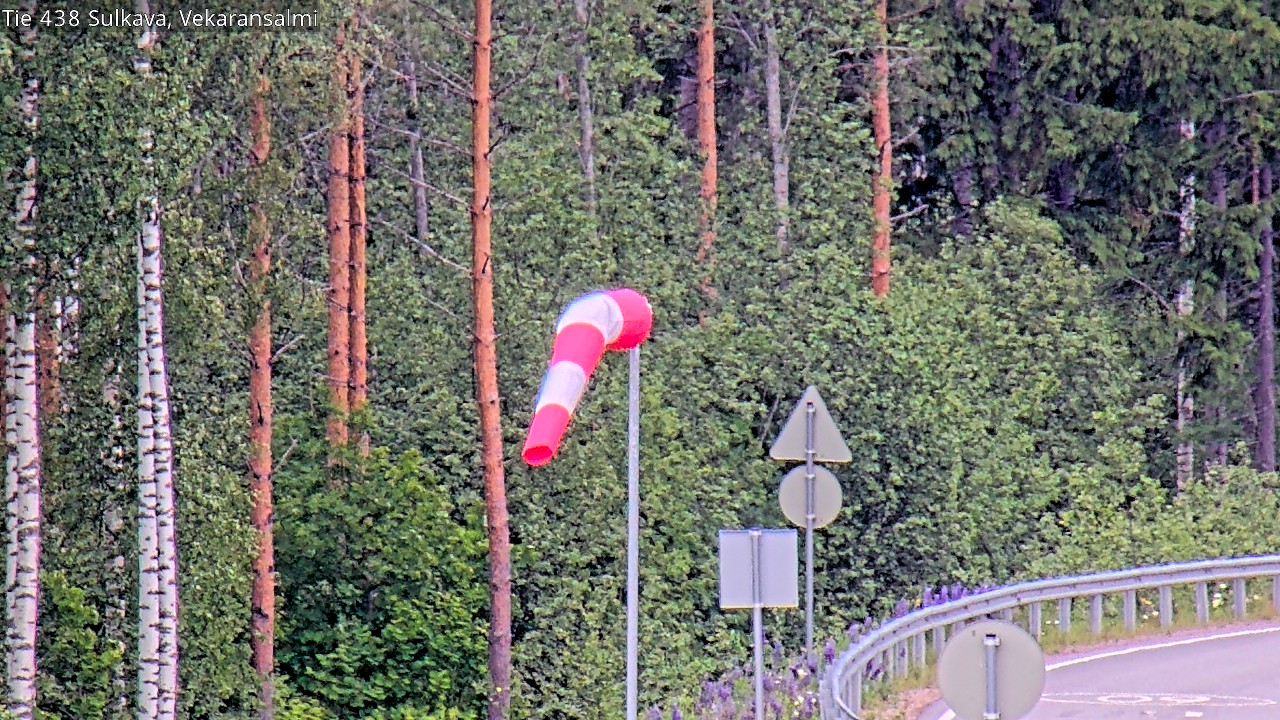 Weather Camera Image Väg 438, Sulkava, Vekaransalmi, Sulkava, Etelä-Savo