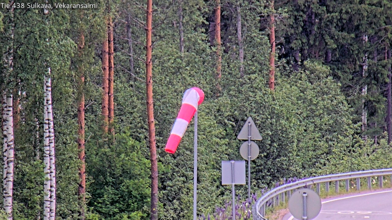 Weather Camera Image Road 438, Sulkava, Vekaransalmi, Sulkava, Etelä-Savo