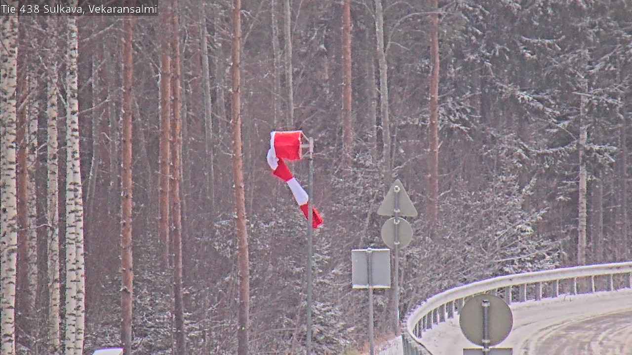 Weather Camera Image Väg 438, Sulkava, Vekaransalmi, Sulkava, Etelä-Savo