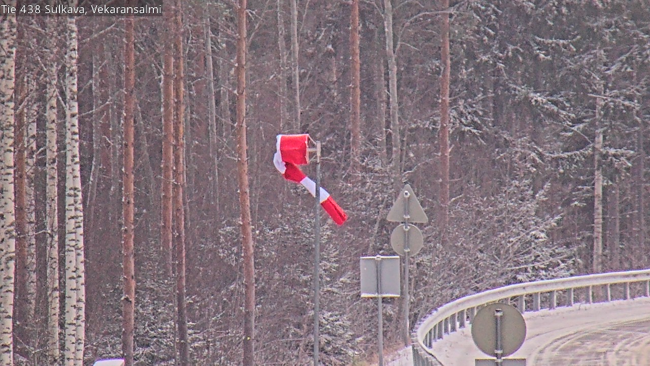Weather Camera Image Väg 438, Sulkava, Vekaransalmi, Sulkava, Etelä-Savo