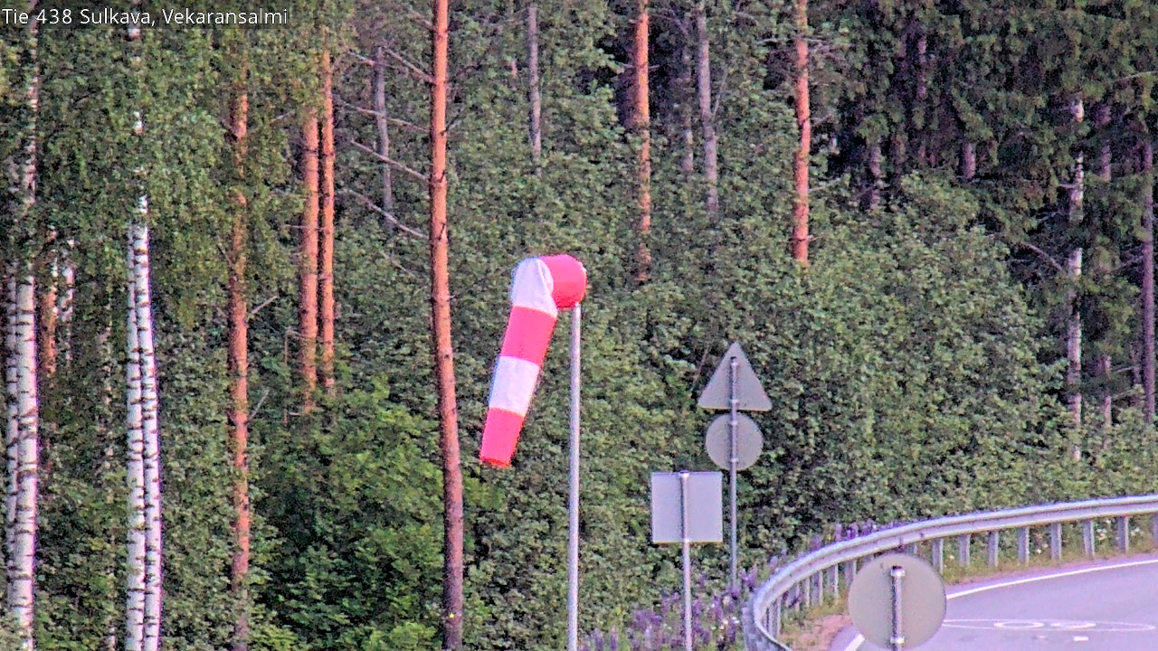 Weather Camera Image Road 438, Sulkava, Vekaransalmi, Sulkava, Etelä-Savo
