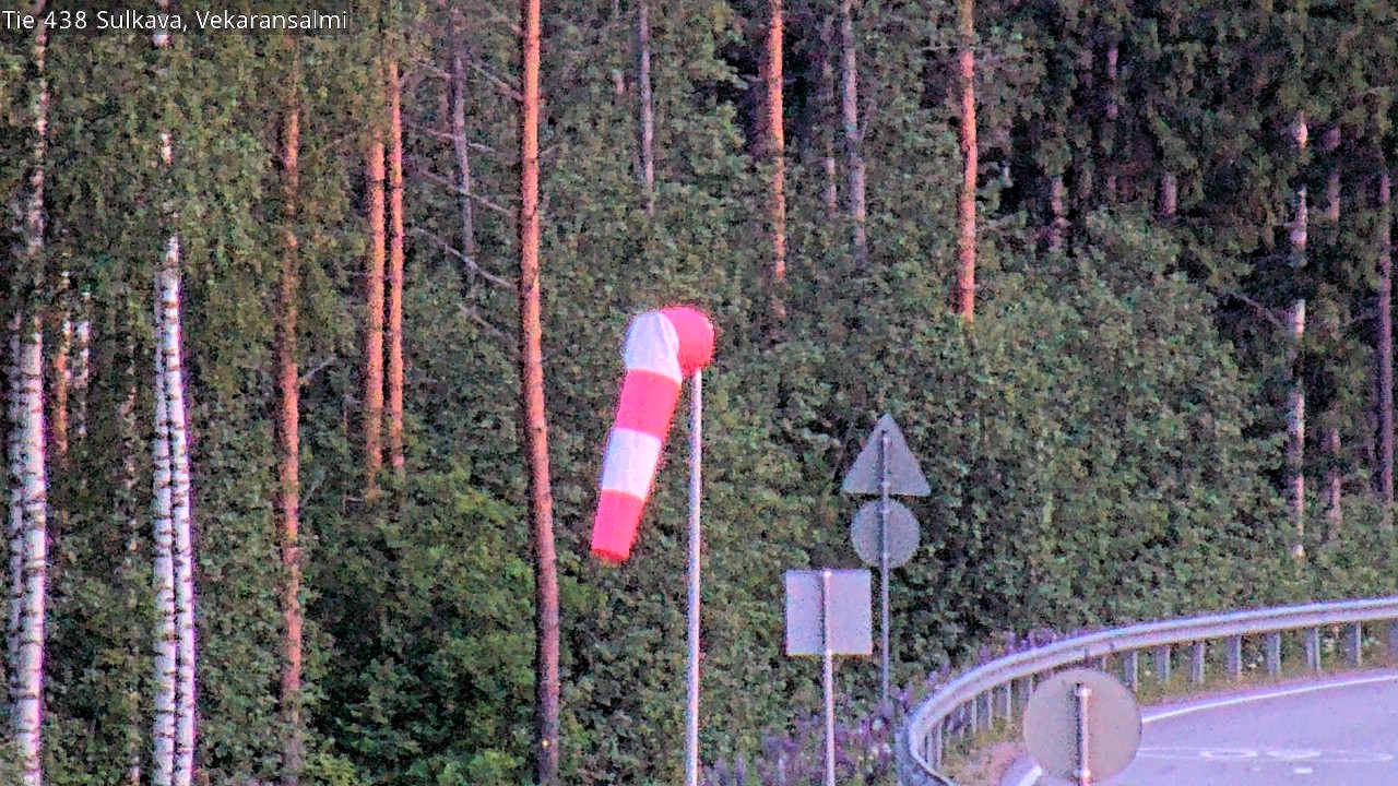Weather Camera Image Road 438, Sulkava, Vekaransalmi, Sulkava, Etelä-Savo