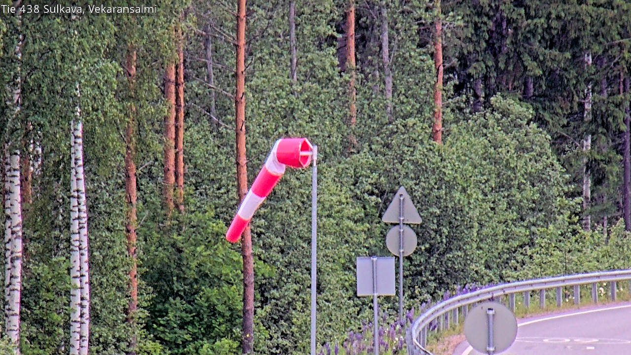 Weather Camera Image Road 438, Sulkava, Vekaransalmi, Sulkava, Etelä-Savo
