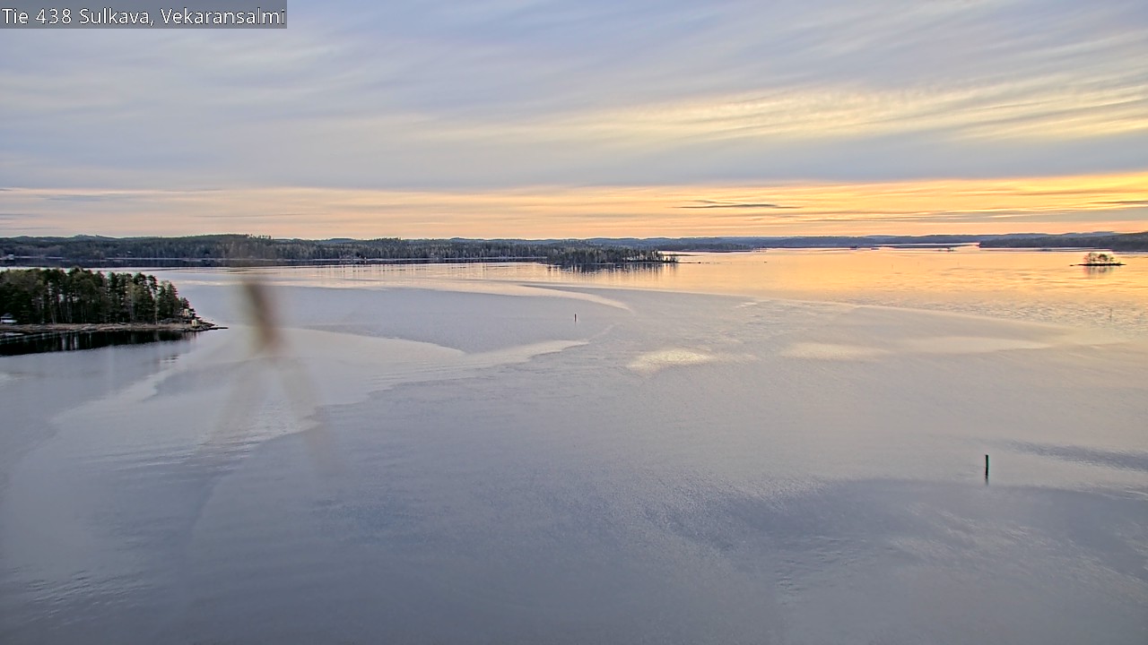 Weather Camera Image Väg 438, Sulkava, Vekaransalmi, Sulkava, Etelä-Savo