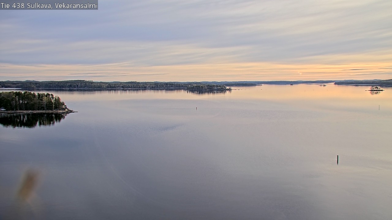 Weather Camera Image Väg 438, Sulkava, Vekaransalmi, Sulkava, Etelä-Savo