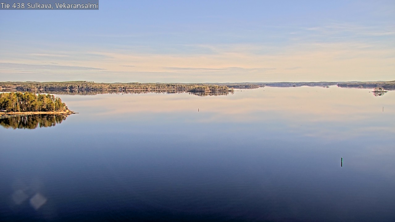 Weather Camera Image Väg 438, Sulkava, Vekaransalmi, Sulkava, Etelä-Savo