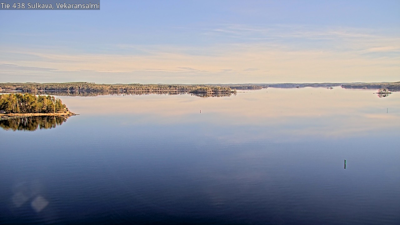 Weather Camera Image Väg 438, Sulkava, Vekaransalmi, Sulkava, Etelä-Savo