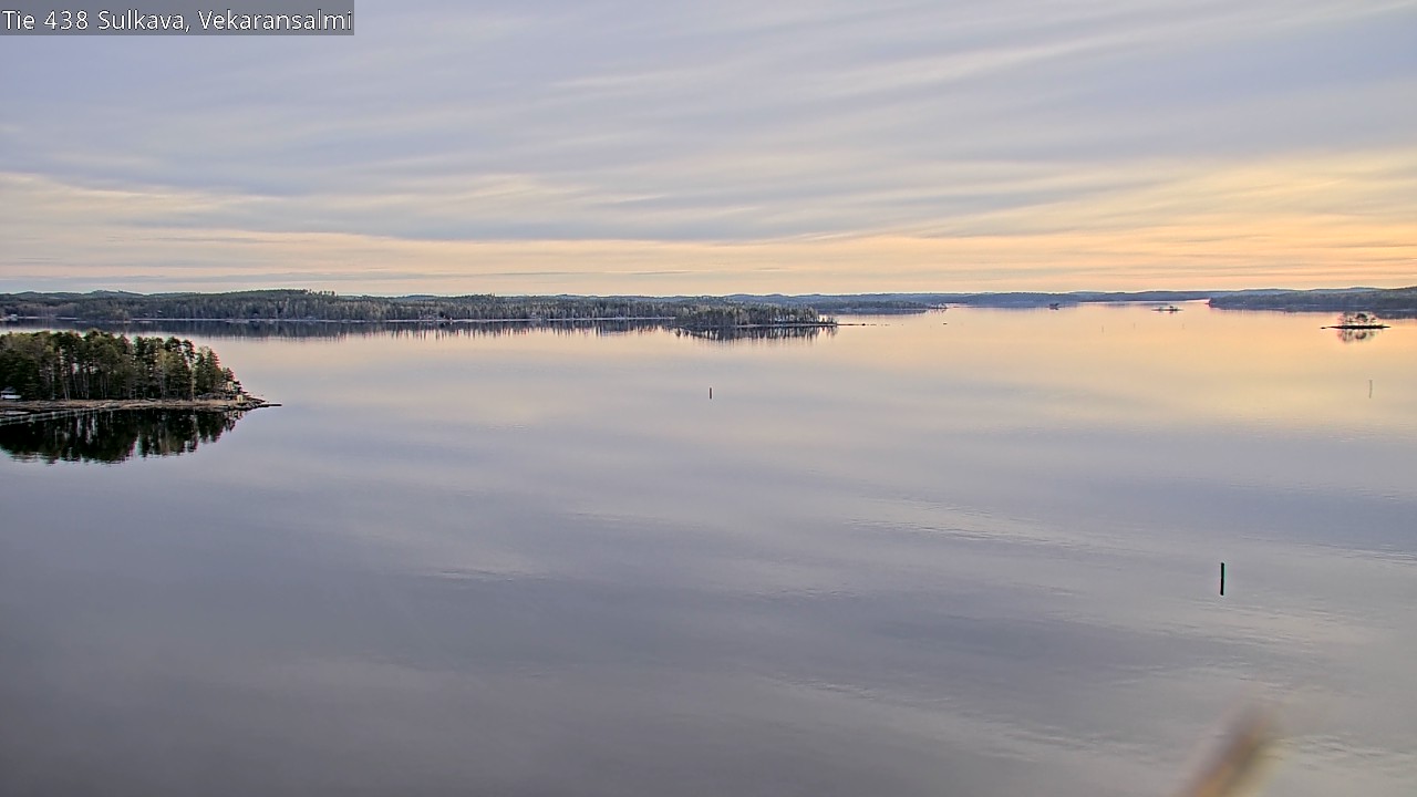 Weather Camera Image Väg 438, Sulkava, Vekaransalmi, Sulkava, Etelä-Savo