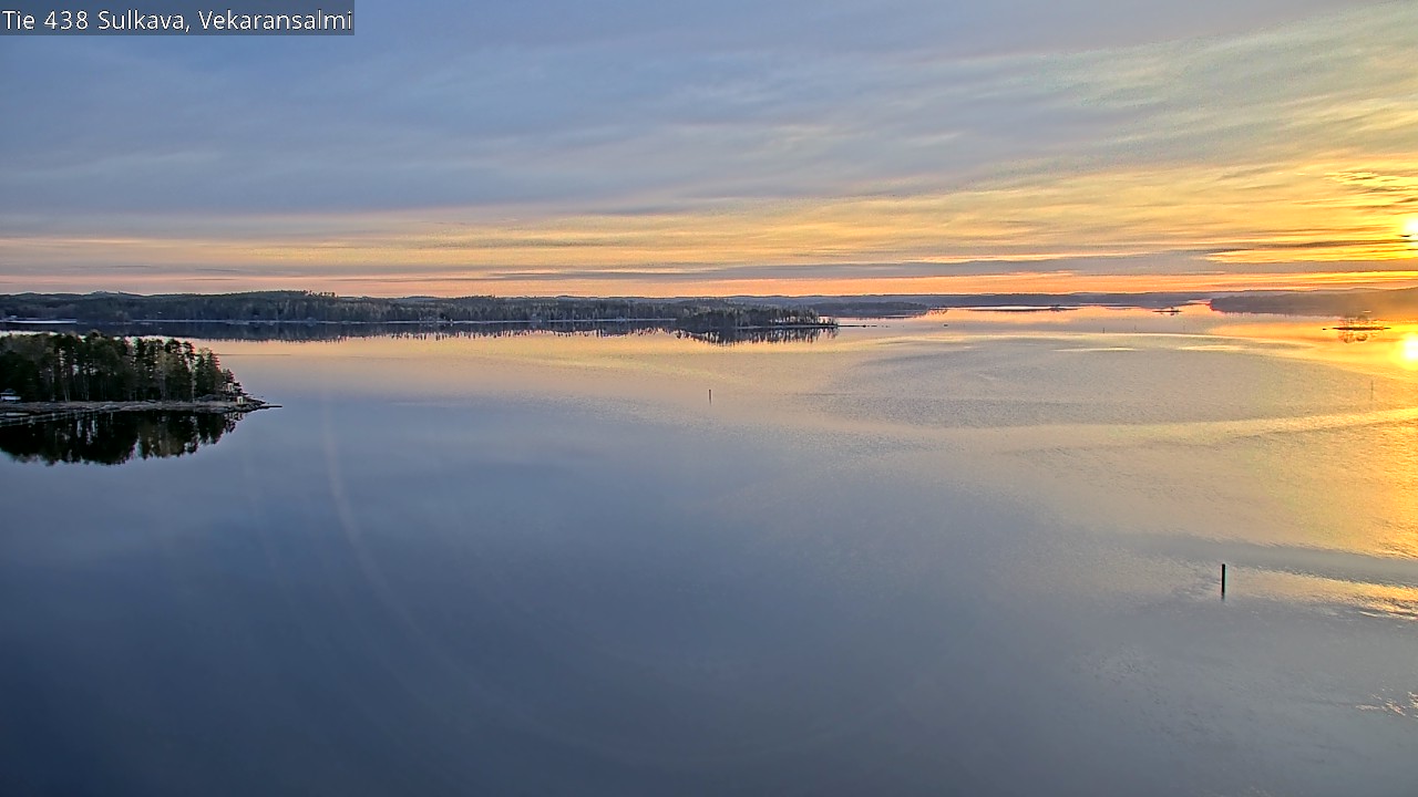 Weather Camera Image Väg 438, Sulkava, Vekaransalmi, Sulkava, Etelä-Savo