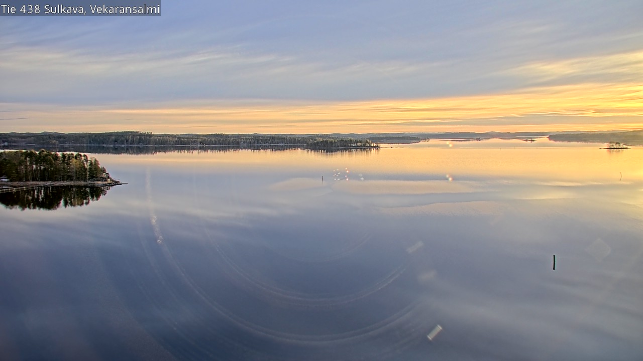 Weather Camera Image Väg 438, Sulkava, Vekaransalmi, Sulkava, Etelä-Savo