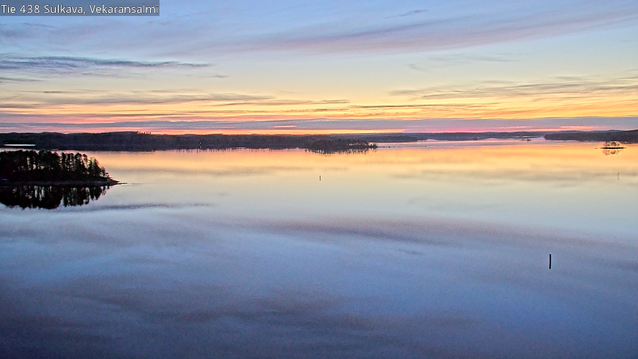 Weather Camera Image Väg 438, Sulkava, Vekaransalmi, Sulkava, Etelä-Savo
