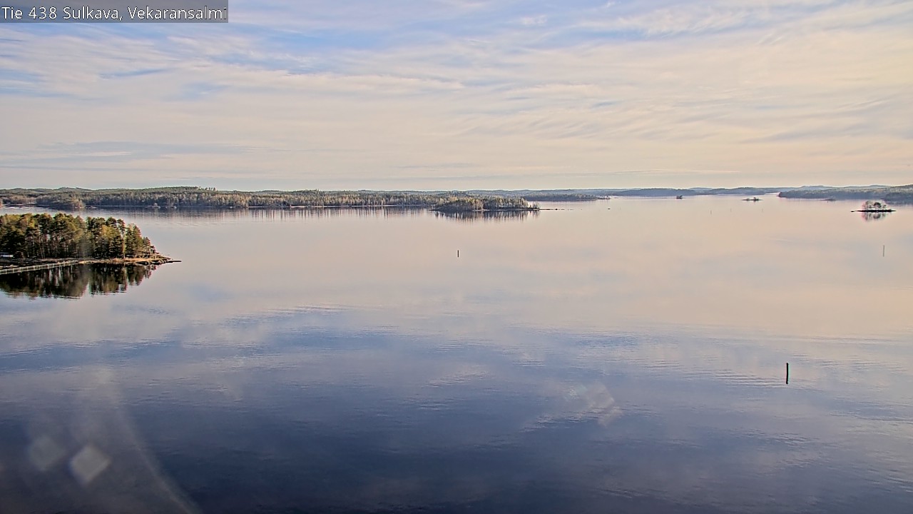 Weather Camera Image Väg 438, Sulkava, Vekaransalmi, Sulkava, Etelä-Savo