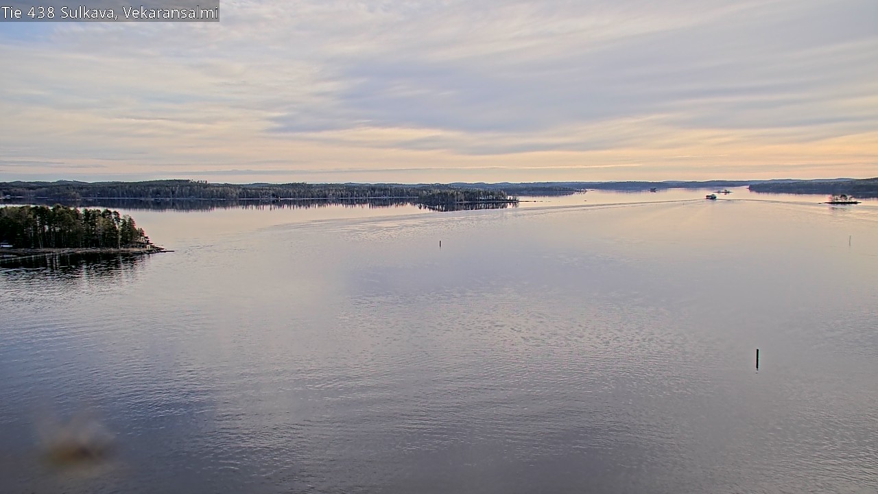 Weather Camera Image Väg 438, Sulkava, Vekaransalmi, Sulkava, Etelä-Savo