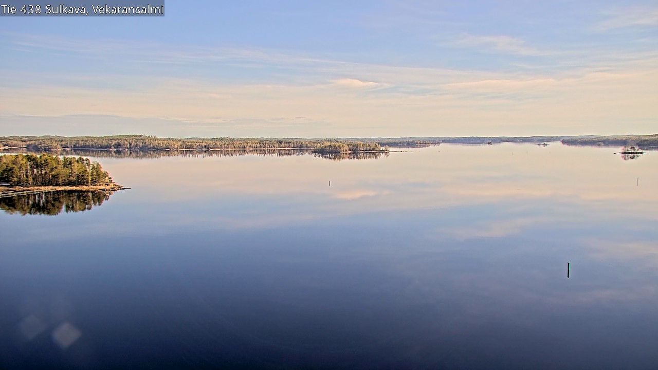 Weather Camera Image Väg 438, Sulkava, Vekaransalmi, Sulkava, Etelä-Savo