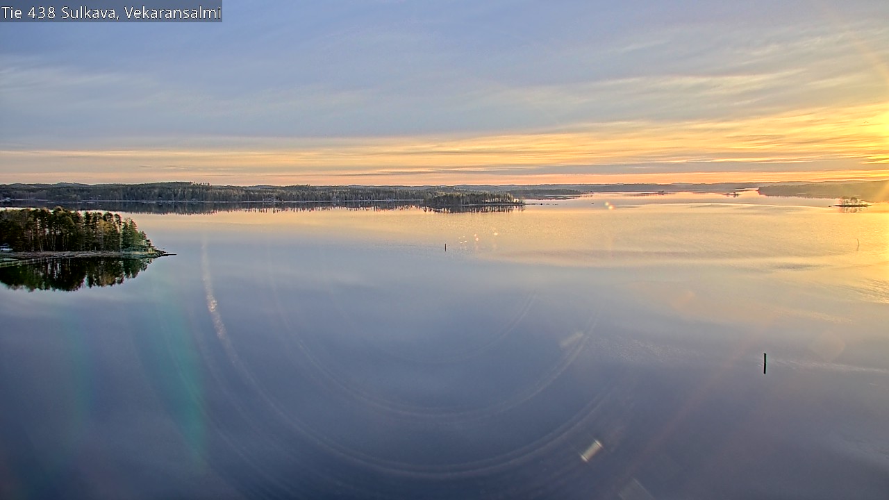 Weather Camera Image Väg 438, Sulkava, Vekaransalmi, Sulkava, Etelä-Savo