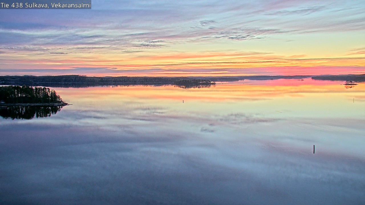 Weather Camera Image Väg 438, Sulkava, Vekaransalmi, Sulkava, Etelä-Savo