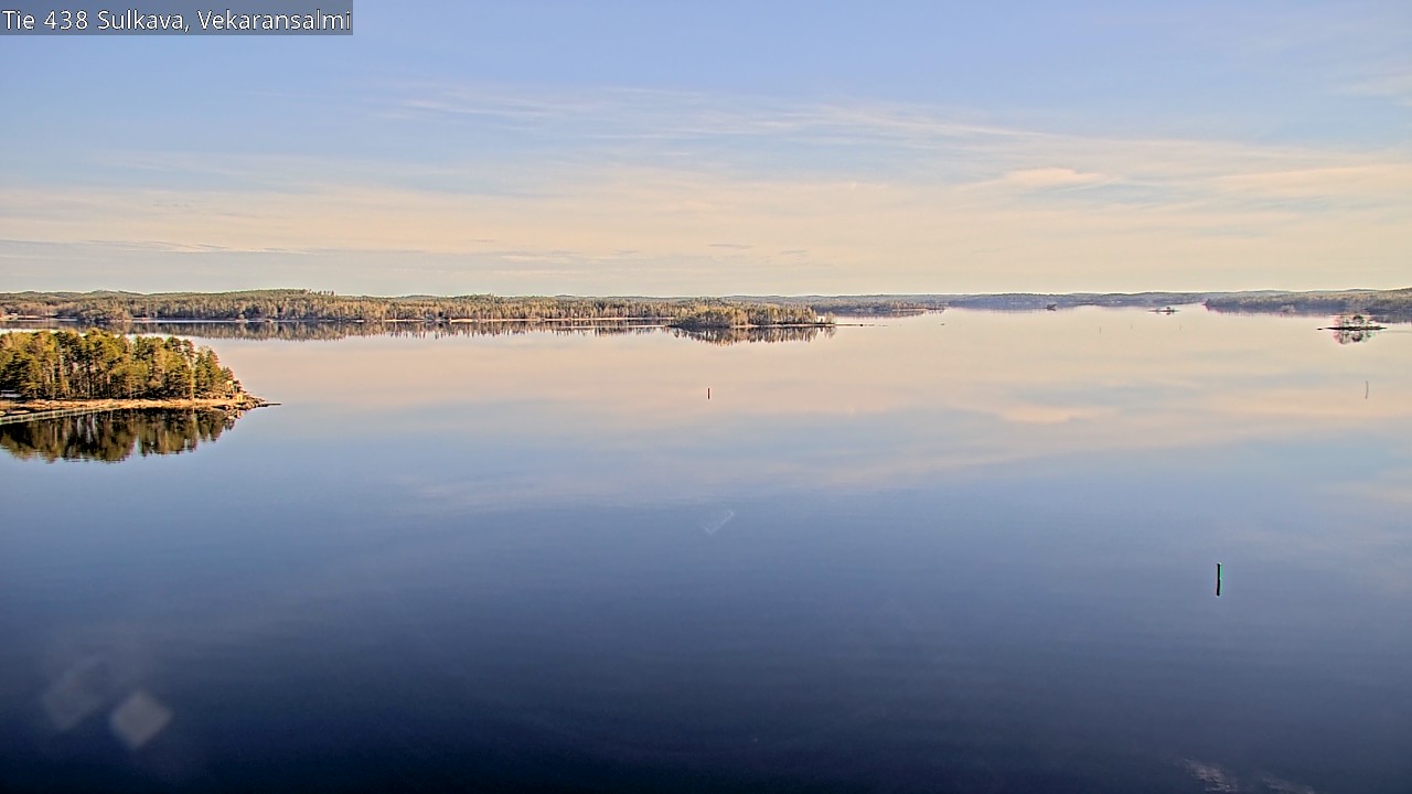 Weather Camera Image Väg 438, Sulkava, Vekaransalmi, Sulkava, Etelä-Savo