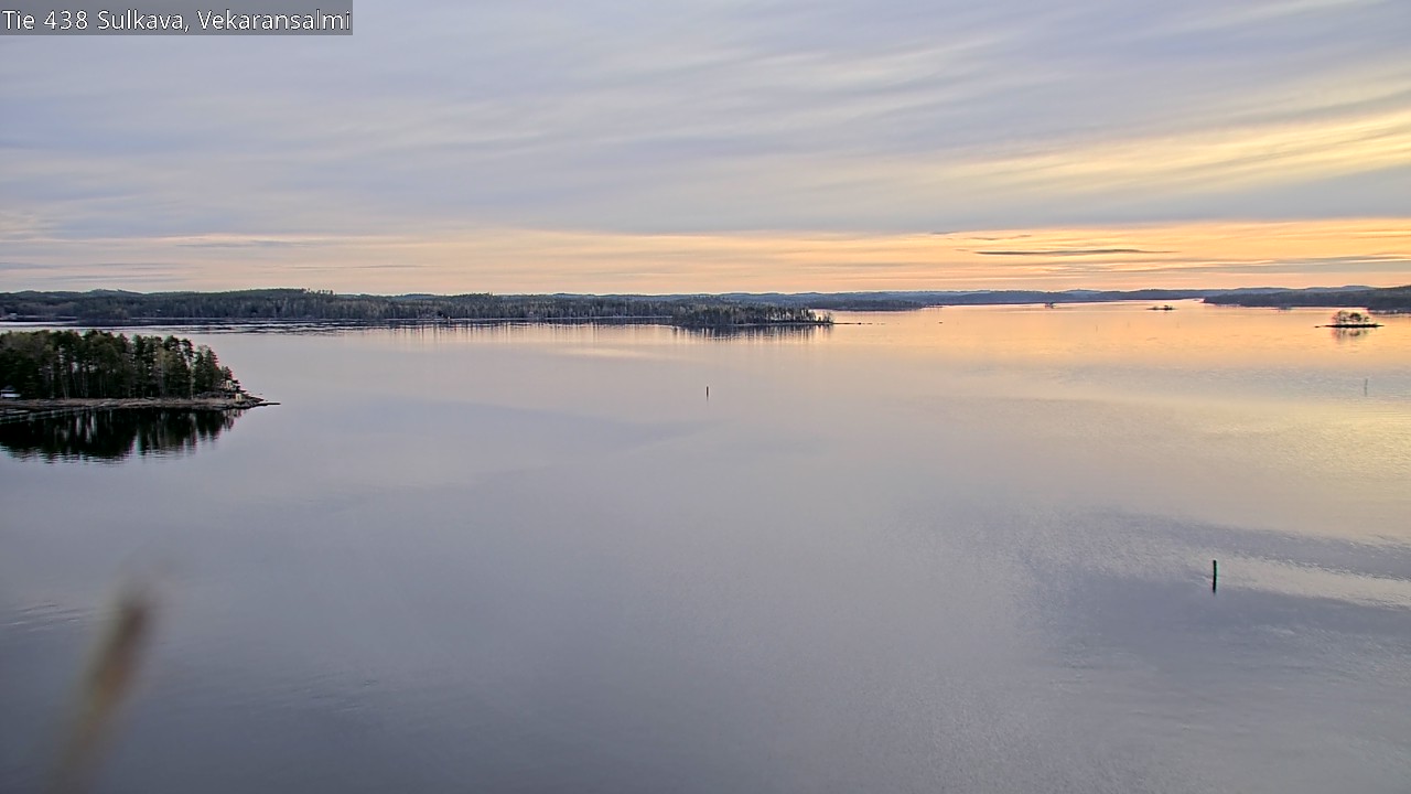 Weather Camera Image Väg 438, Sulkava, Vekaransalmi, Sulkava, Etelä-Savo