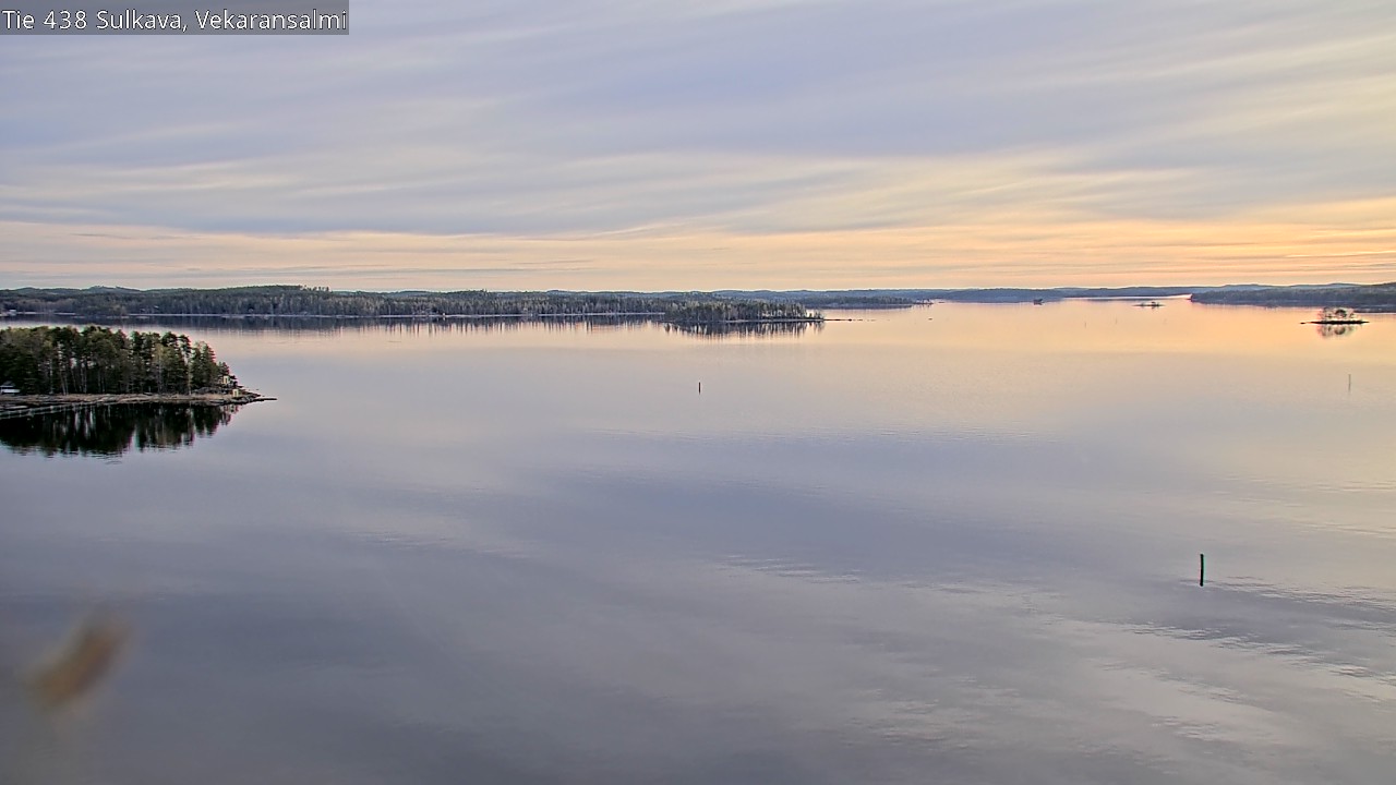 Weather Camera Image Väg 438, Sulkava, Vekaransalmi, Sulkava, Etelä-Savo