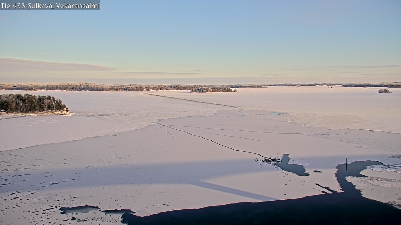 Weather Camera Image Väg 438, Sulkava, Vekaransalmi, Sulkava, Etelä-Savo