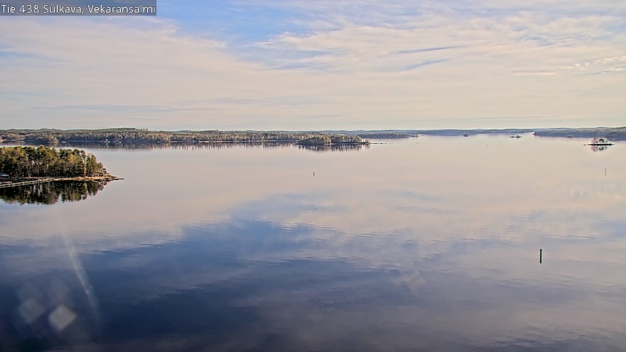 Weather Camera Image Väg 438, Sulkava, Vekaransalmi, Sulkava, Etelä-Savo