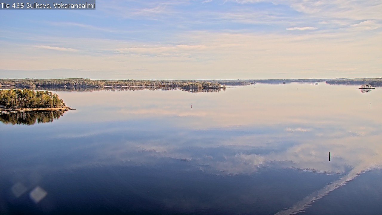Weather Camera Image Väg 438, Sulkava, Vekaransalmi, Sulkava, Etelä-Savo