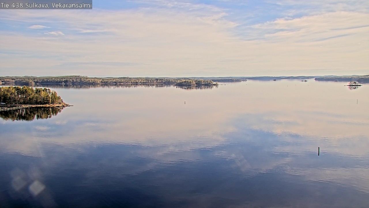 Weather Camera Image Väg 438, Sulkava, Vekaransalmi, Sulkava, Etelä-Savo