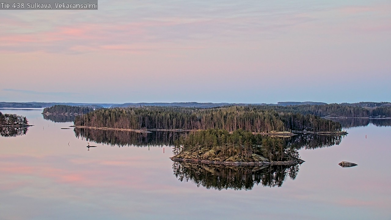 Weather Camera Image Väg 438, Sulkava, Vekaransalmi, Sulkava, Etelä-Savo