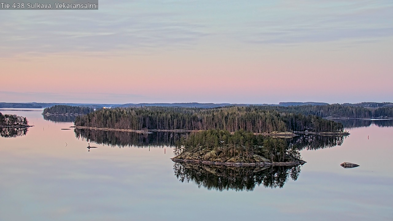 Weather Camera Image Väg 438, Sulkava, Vekaransalmi, Sulkava, Etelä-Savo