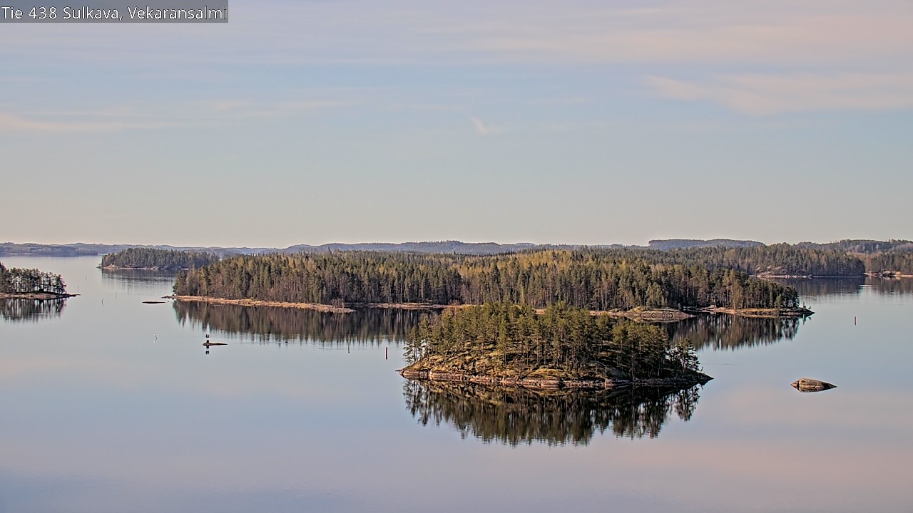 Weather Camera Image Väg 438, Sulkava, Vekaransalmi, Sulkava, Etelä-Savo