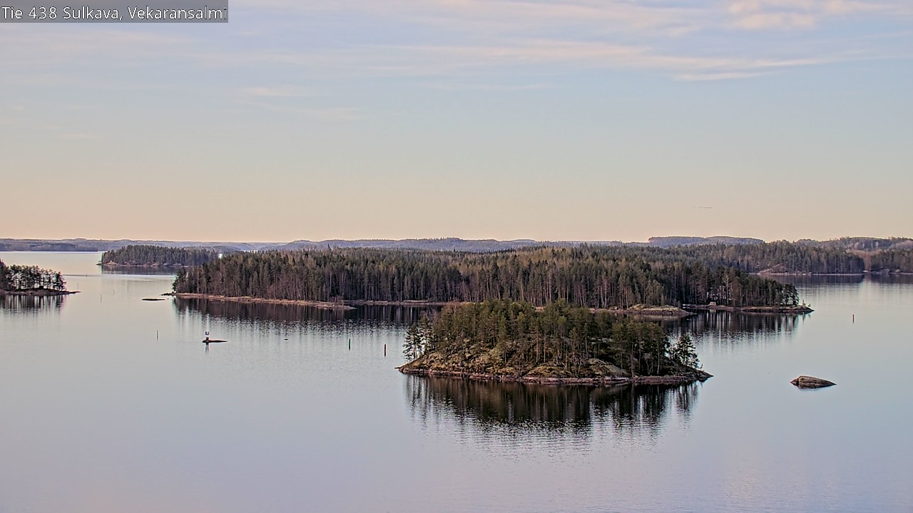 Weather Camera Image Väg 438, Sulkava, Vekaransalmi, Sulkava, Etelä-Savo