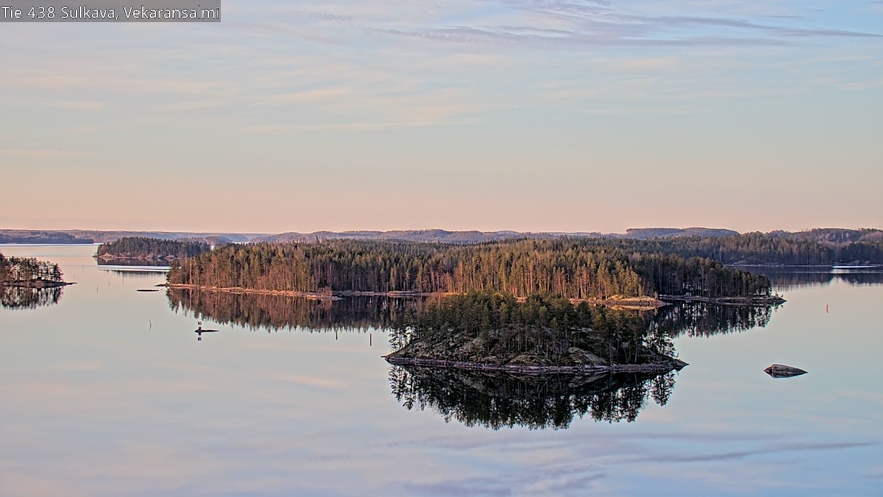 Weather Camera Image Väg 438, Sulkava, Vekaransalmi, Sulkava, Etelä-Savo