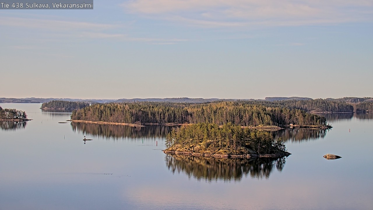 Weather Camera Image Väg 438, Sulkava, Vekaransalmi, Sulkava, Etelä-Savo