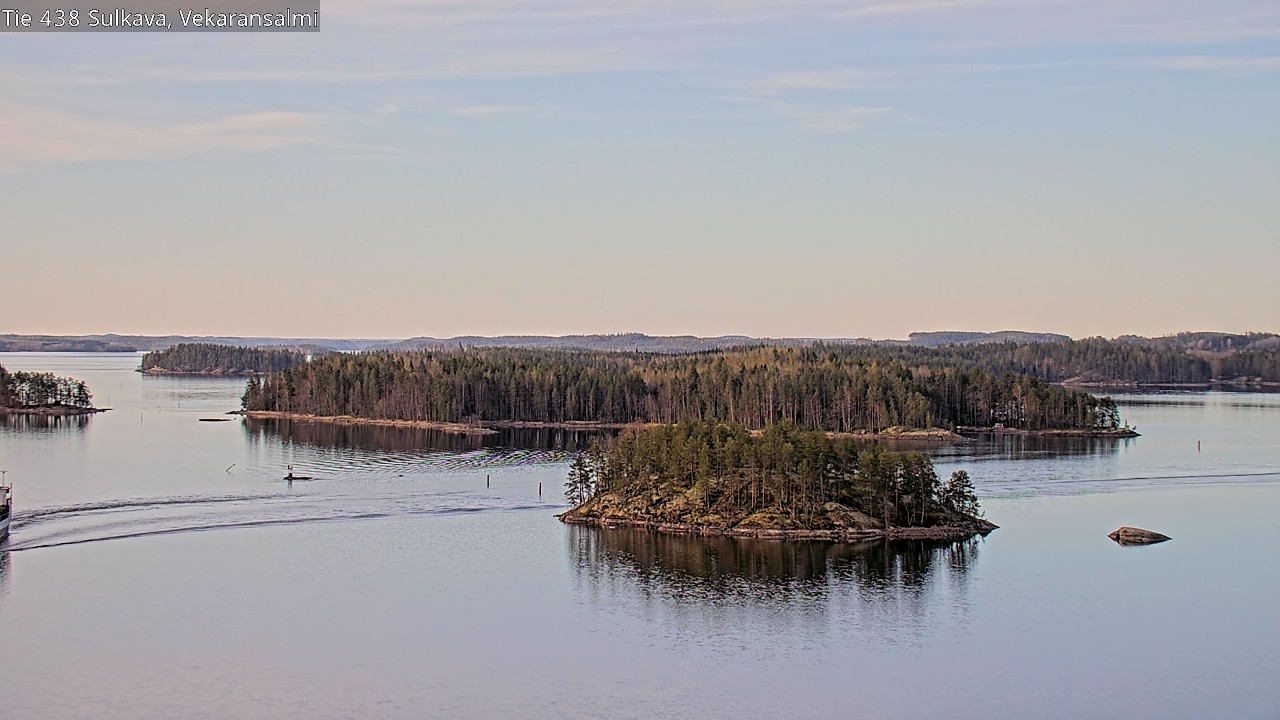 Weather Camera Image Väg 438, Sulkava, Vekaransalmi, Sulkava, Etelä-Savo