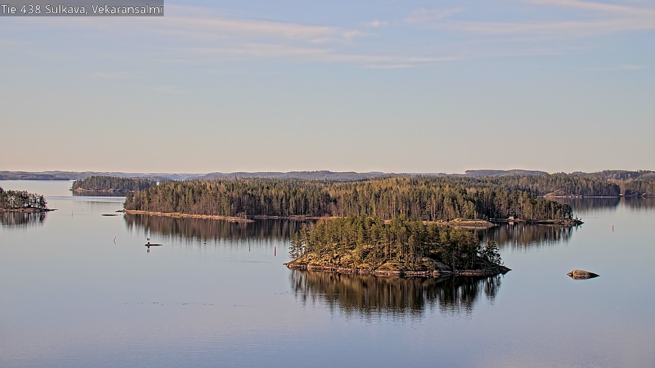 Weather Camera Image Väg 438, Sulkava, Vekaransalmi, Sulkava, Etelä-Savo