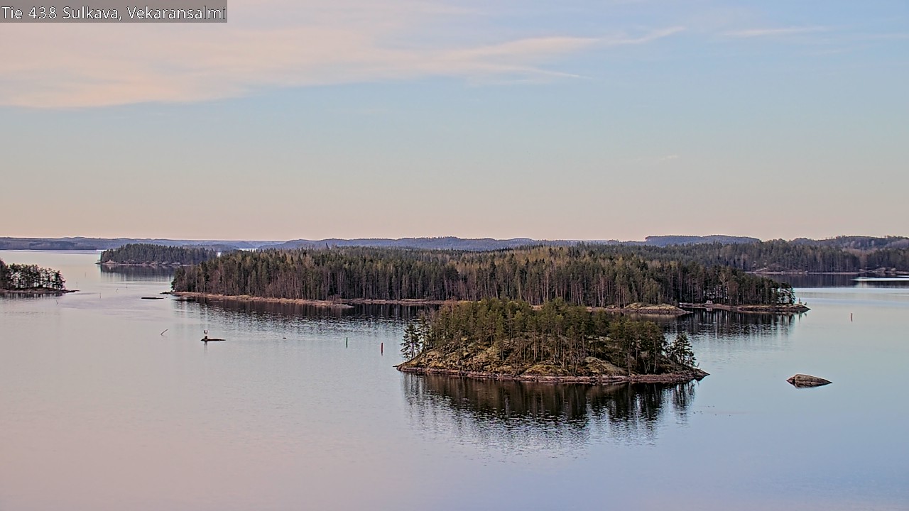 Weather Camera Image Väg 438, Sulkava, Vekaransalmi, Sulkava, Etelä-Savo