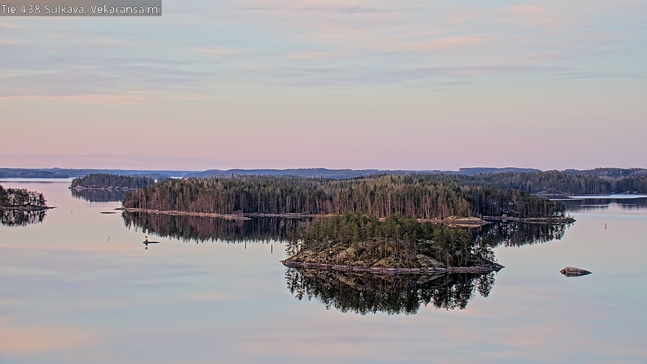 Weather Camera Image Väg 438, Sulkava, Vekaransalmi, Sulkava, Etelä-Savo