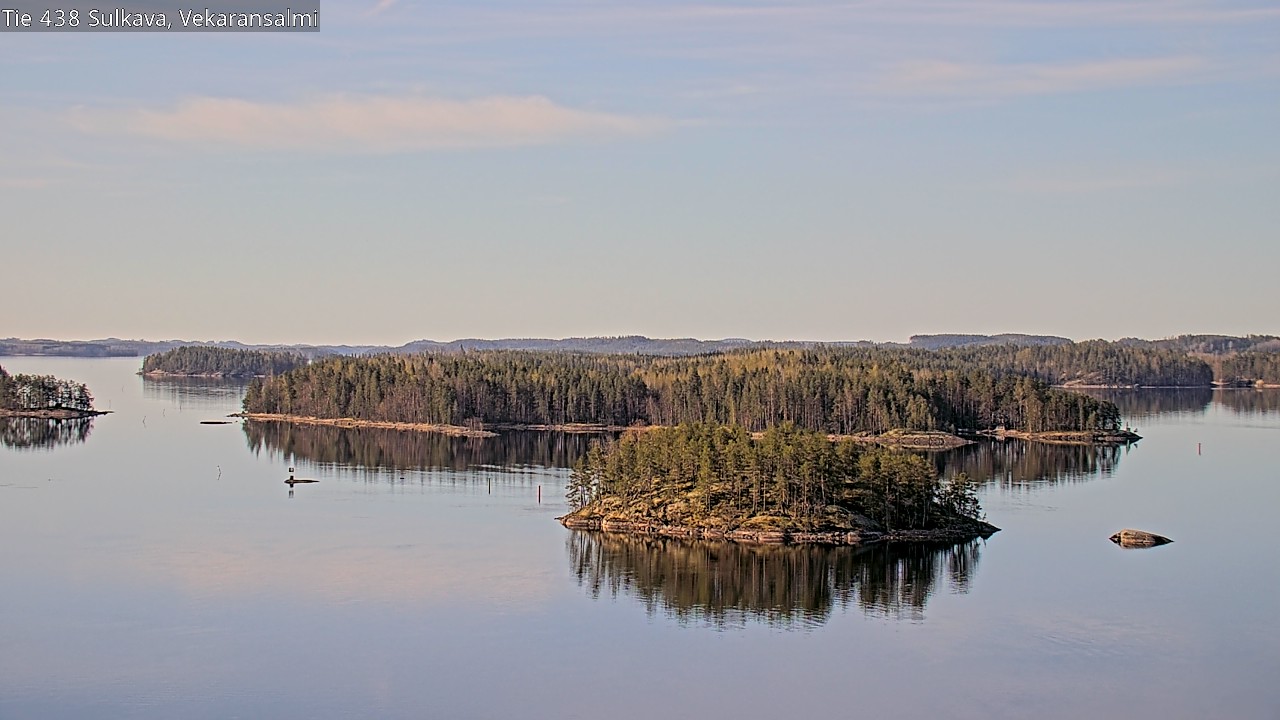 Weather Camera Image Väg 438, Sulkava, Vekaransalmi, Sulkava, Etelä-Savo