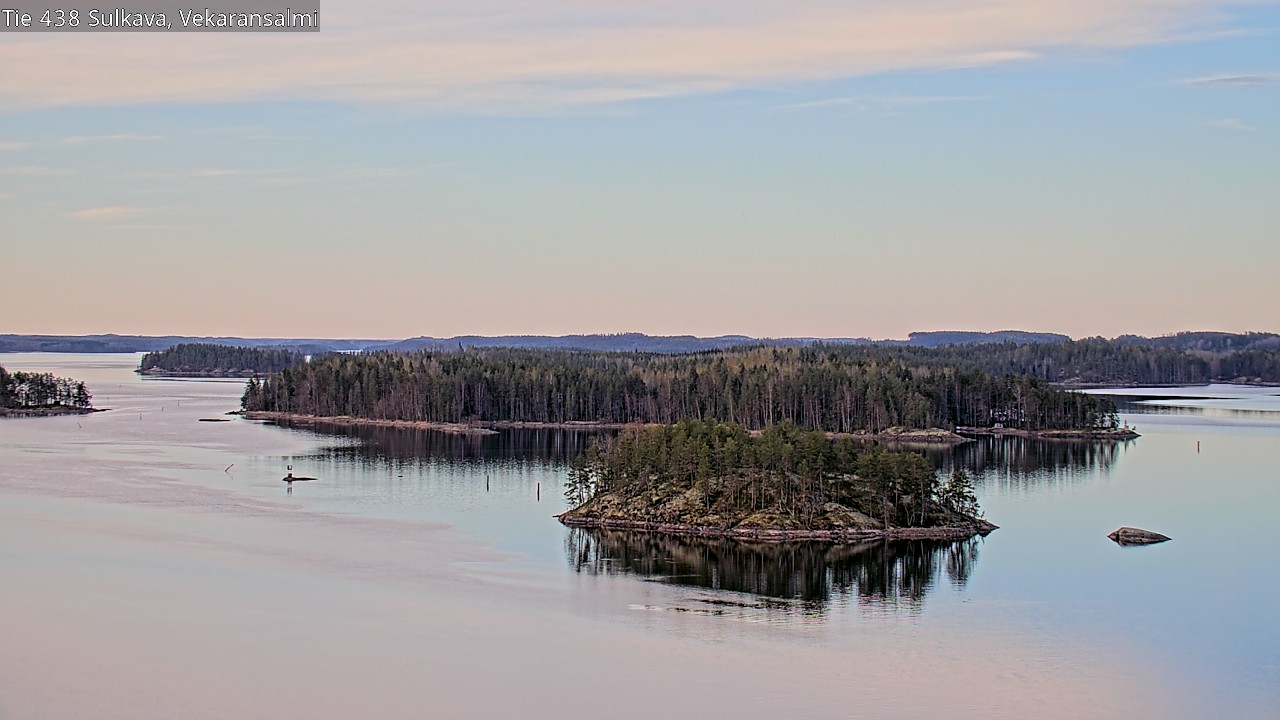 Weather Camera Image Väg 438, Sulkava, Vekaransalmi, Sulkava, Etelä-Savo