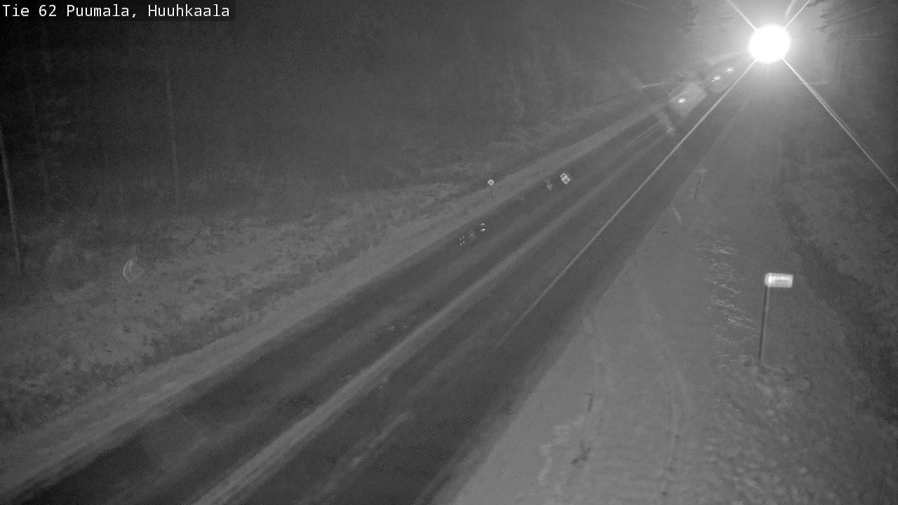 Weather Camera Image Väg 62 Puumala, Huuhkaala, Puumala, Etelä-Savo