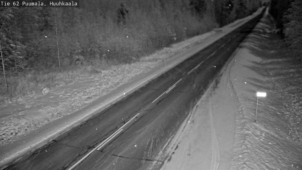 Weather Camera Image Väg 62 Puumala, Huuhkaala, Puumala, Etelä-Savo
