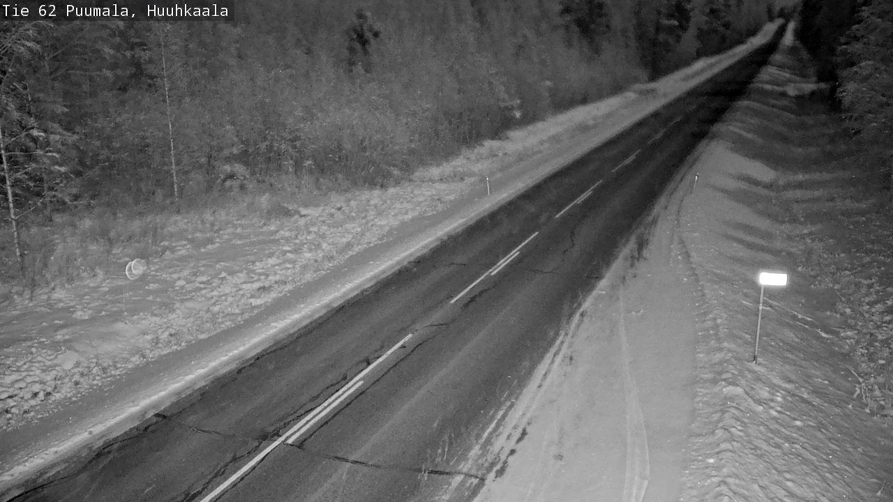 Weather Camera Image Väg 62 Puumala, Huuhkaala, Puumala, Etelä-Savo