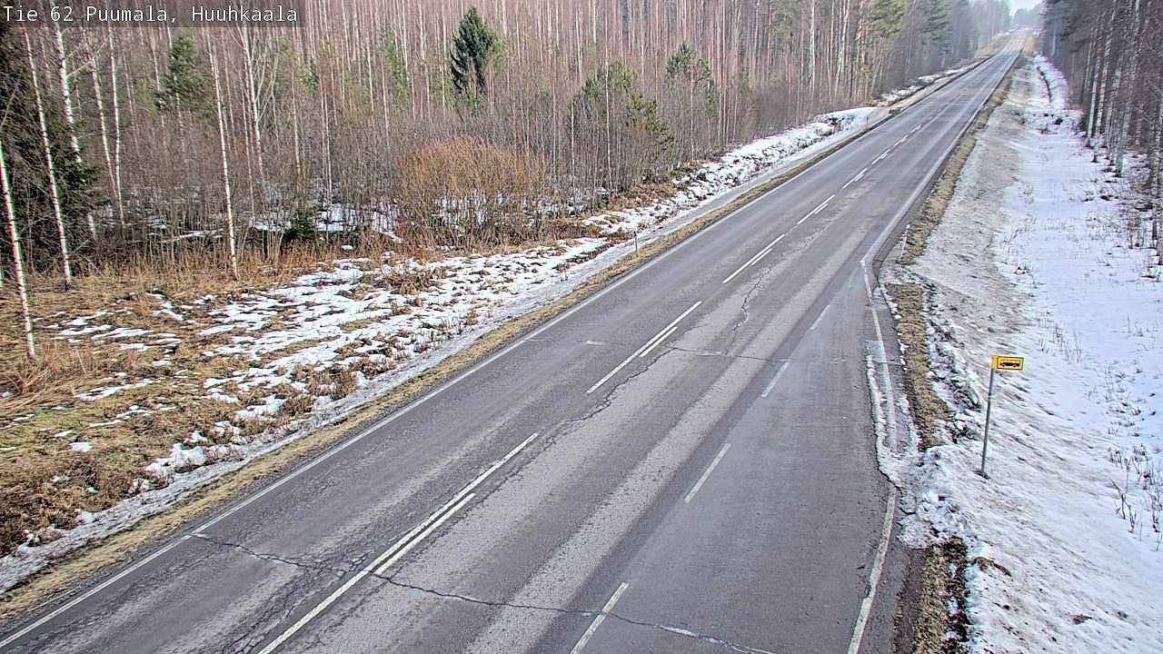 Weather Camera Image Väg 62 Puumala, Huuhkaala, Puumala, Etelä-Savo
