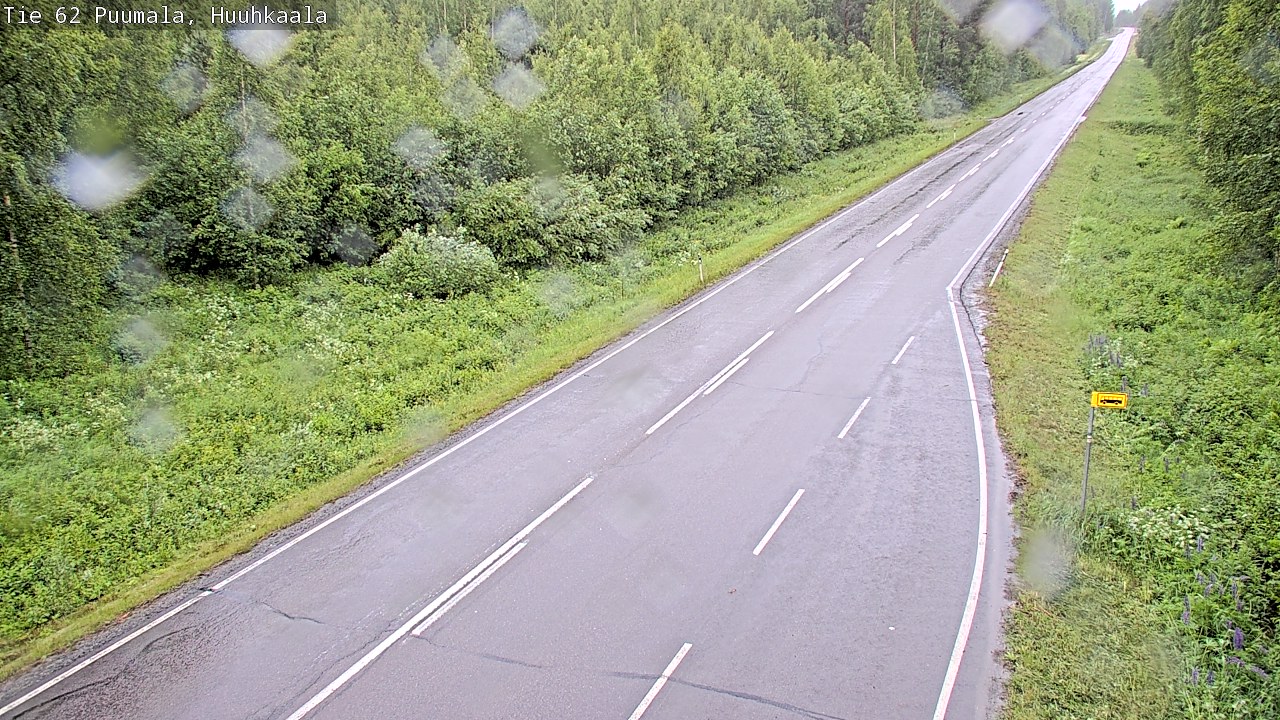 Weather Camera Image Road 62 Puumala, Huuhkaala, Puumala, Etelä-Savo