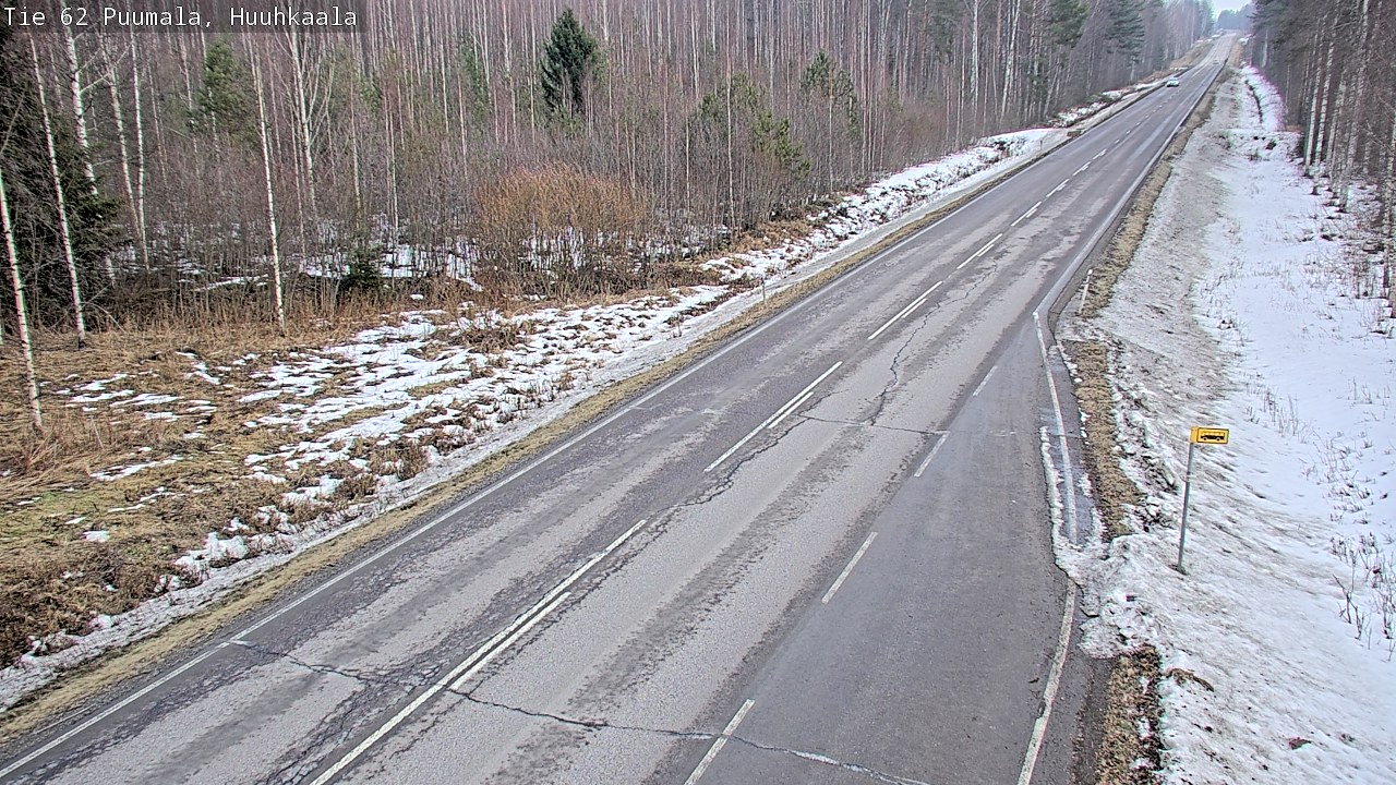 Weather Camera Image Road 62 Puumala, Huuhkaala, Puumala, Etelä-Savo