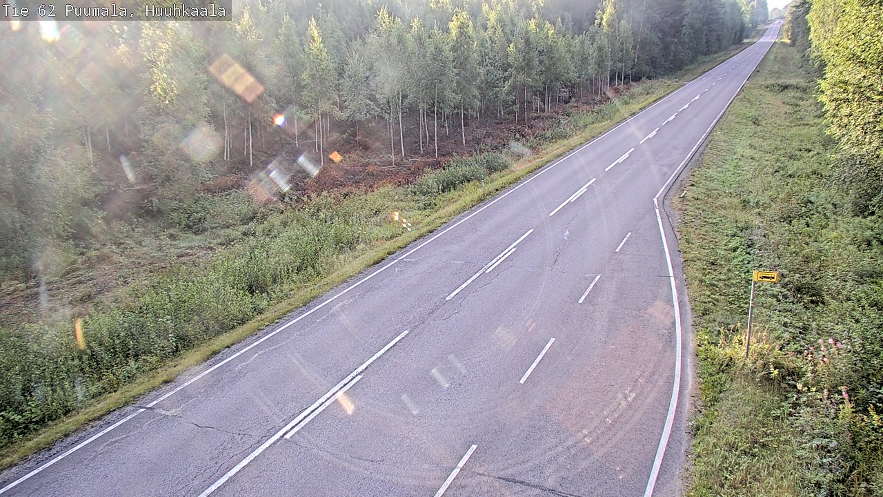 Weather Camera Image Road 62 Puumala, Huuhkaala, Puumala, Etelä-Savo