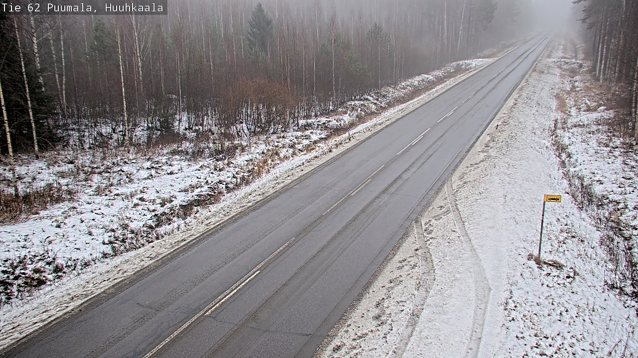 Weather Camera Image Väg 62 Puumala, Huuhkaala, Puumala, Etelä-Savo